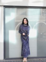HZHJ设计师款 黑羽 套装裤裙 宽松显瘦显白小众洋气高级感1401 - 图片 3