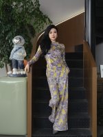 HZHJ设计师 黄色花蕊 套装 宽松小众洋气高级感 1463 - 图片 2