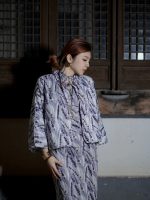 HZHJ   紫罗兰之梦 宇航绒轻薄外套显白显瘦高级轻奢714 - 图片 2