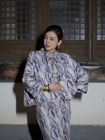 HZHJ   紫罗兰之梦 宇航绒轻薄外套显白显瘦高级轻奢714 - 图片 3