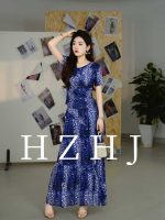 HZHJ新款原创设计师款幽兰连衣裙套装气质轻奢洋气法式复古2089 - 图片 3