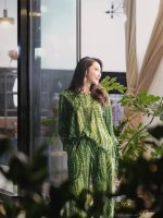 HZHJ设计师款 绿洲之舞 套装裤 宽松显瘦显白小众洋气高级感 1246 - 图片 2