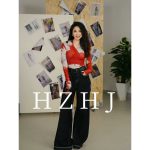 HZHJ原创设计师款 牛仔裤 透气舒适复古气质时尚2109