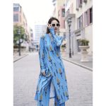 HZHJ新款原创设计师款   蓝穗套装裤 显白显瘦高端轻奢1847
