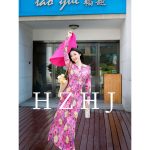 HZHJ设计师款 楼兰公主  连衣裙显白显瘦时尚大牌高级感2025 - 图片 2