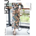 HZHJ新款原创设计师款锦绣山河套装气质高级感洋气宽松显瘦077 - 图片 3