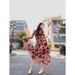 HZHJ新款福利！橘底蓝花 套装  高级洋气轻奢走秀款1402_1 - 图片 2