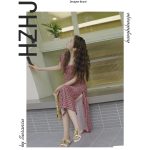 HZHJ新款原创设计师品牌粉蝴蝶花连衣裙小众洋气高级感473 - 图片 2