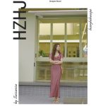 HZHJ新款原创设计师品牌粉蝴蝶花连衣裙小众洋气高级感473 - 图片 3