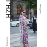 HZHJ新款原创设计师款粉色郁金香春夏夏季外套百搭高级轻奢套装054 - 图片 3