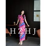 HZHJ原创设计师款 彩糖 连衣裙 显白显瘦高级洋气秀款2027 - 图片 2