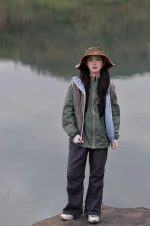 HZHJ新款福利！男女户外拼色双面马甲背心834